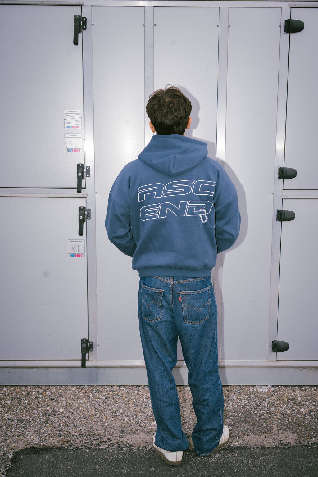 Ascend Blue Zip-up Hoodie