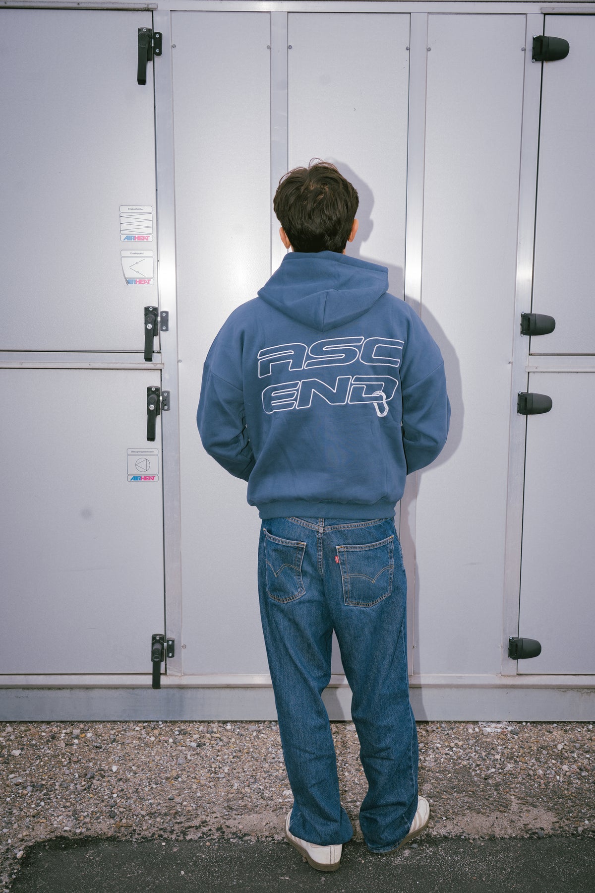 Ascend Blue Zip-up Hoodie